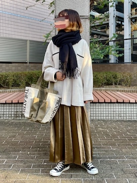 まちるだ さん（レディース・157cm）の冬コーディネート