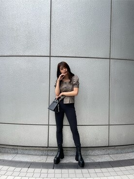 上原優香さん（レディース・163cm）の夏コーディネート