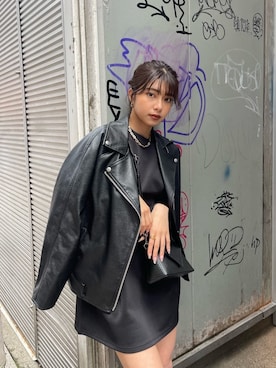 上原優香さん（レディース・163cm）の春コーディネート