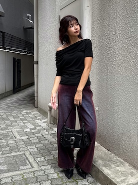 上原優香さん(レディース・163cm)の夏コーディネート
