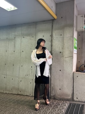 上原優香さん（レディース・163cm）の夏コーディネート