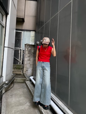上原優香さん(レディース・163cm)の春コーディネート