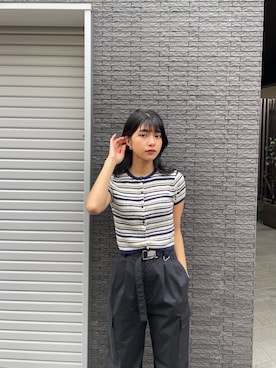 上原優香さん（レディース・163cm）の春コーディネート