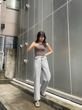 上原優香さん（レディース・163cm）の春コーディネート