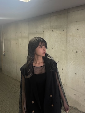 上原優香さん（レディース・163cm）の夏コーディネート