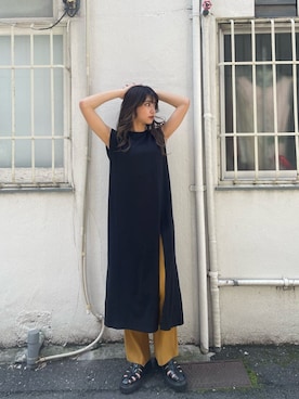 上原優香さん(レディース・163cm)の夏コーディネート