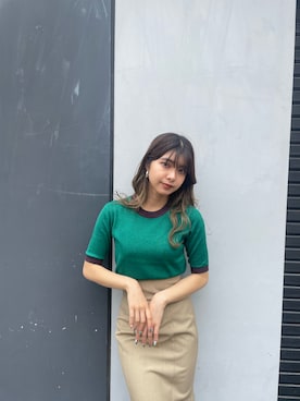 上原優香さん（レディース・163cm）の夏コーディネート