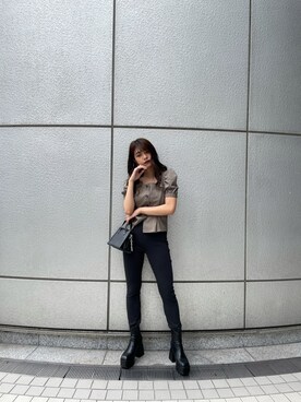 上原優香さん（レディース・163cm）の夏コーディネート