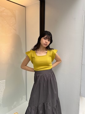 上原優香さん(レディース・163cm)の夏コーディネート