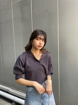 上原優香さん（レディース・163cm）の春コーディネート