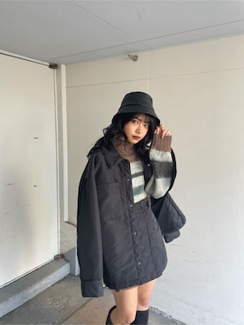 上原優香さん（レディース・163cm）の秋コーディネート