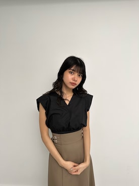 上原優香さん（レディース・163cm）の夏コーディネート