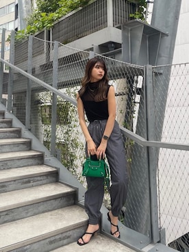 上原優香さん（レディース・163cm）の夏コーディネート