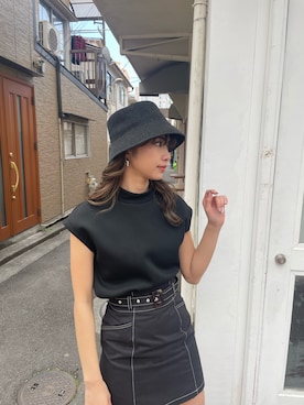 上原優香さん(レディース・163cm)の夏コーディネート