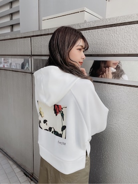 上原優香さん（レディース・163cm）の冬コーディネート