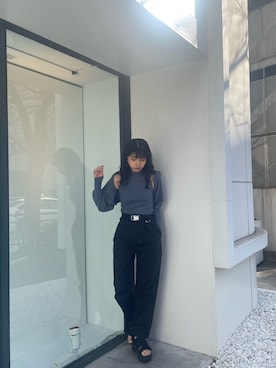 上原優香さん(レディース・163cm)の春コーディネート