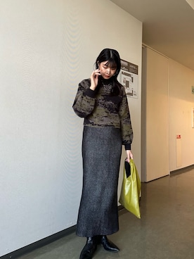 上原優香さん（レディース・163cm）の秋コーディネート