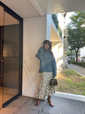 上原優香さん(レディース・163cm)の秋コーディネート