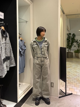 上原優香さん（レディース・163cm）の春コーディネート