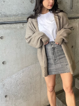 上原優香さん(レディース・163cm)の春コーディネート
