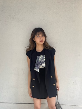 上原優香さん(レディース・163cm)の夏コーディネート