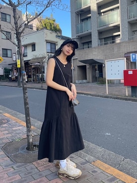 上原優香さん（レディース・163cm）の春コーディネート