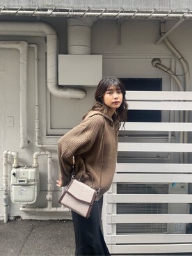 上原優香さん（レディース・163cm）の秋コーディネート