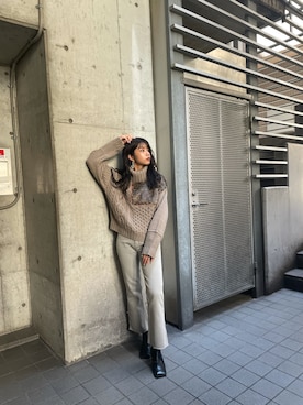 上原優香さん(レディース・163cm)の秋コーディネート