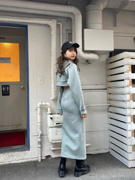 上原優香さん(レディース・163cm)の春コーディネート