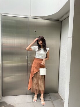 上原優香さん(レディース・163cm)の夏コーディネート