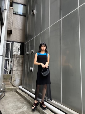 上原優香さん（レディース・163cm）の夏コーディネート