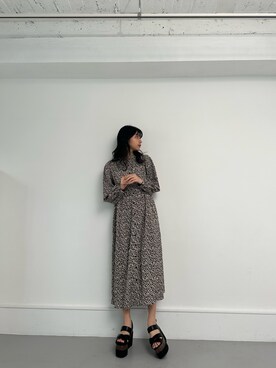 上原優香さん(レディース・163cm)の春コーディネート
