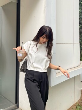 上原優香さん(レディース・163cm)の夏コーディネート
