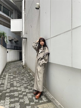「MURUA（ムルーア）のアイテム（その他アウター）」を使った、宇田川優香さん（レディース・163cm）の夏コーディネート