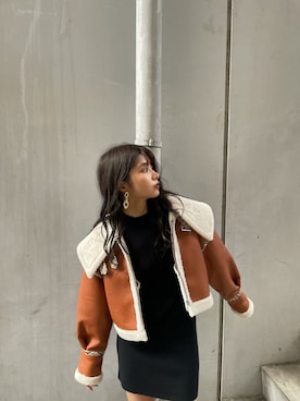 上原優香さん(レディース・163cm)の秋コーディネート