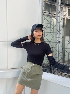 上原優香さん(レディース・163cm)の夏コーディネート