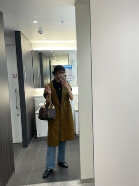 上原優香さん（レディース・163cm）の秋コーディネート