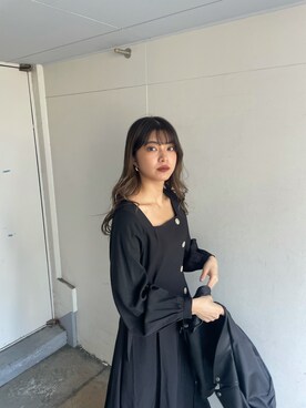 上原優香さん（レディース・163cm）の春コーディネート