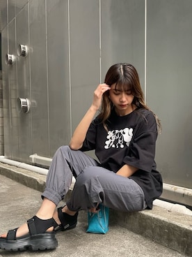 上原優香さん（レディース・163cm）の春コーディネート