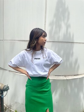 上原優香さん（レディース・163cm）の夏コーディネート