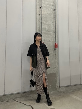 上原優香さん（レディース・163cm）の春コーディネート
