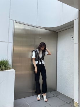 宇田川優香さん（レディース・163cm）の夏コーディネート