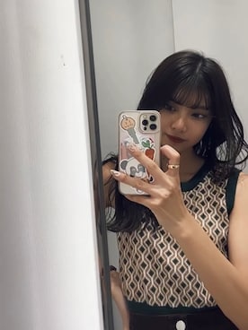 上原優香さん（レディース・163cm）の秋コーディネート