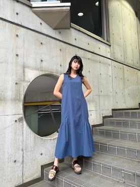 上原優香さん（レディース・163cm）の夏コーディネート