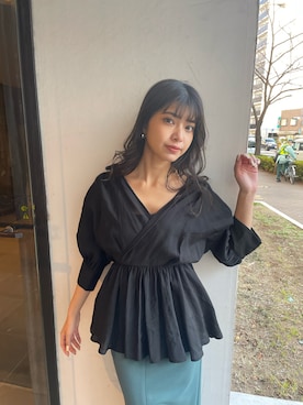 上原優香さん（レディース・163cm）の春コーディネート