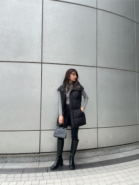 「MURUA（ムルーア）のアイテム（テーラードジャケット）」を使った、上原優香さん（レディース・163cm）の夏コーディネート