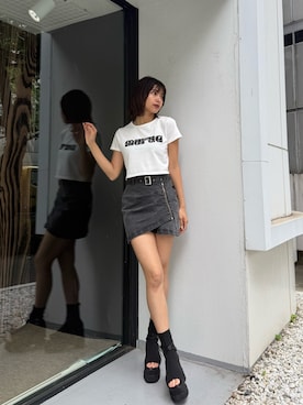 上原優香さん(レディース・163cm)の夏コーディネート