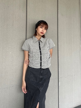宇田川優香さんの（MURUA | ムルーア）を使ったコーディネート