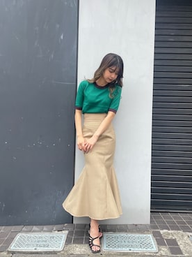 上原優香さん（レディース・163cm）の夏コーディネート