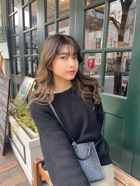 上原優香さん（レディース・163cm）の春コーディネート